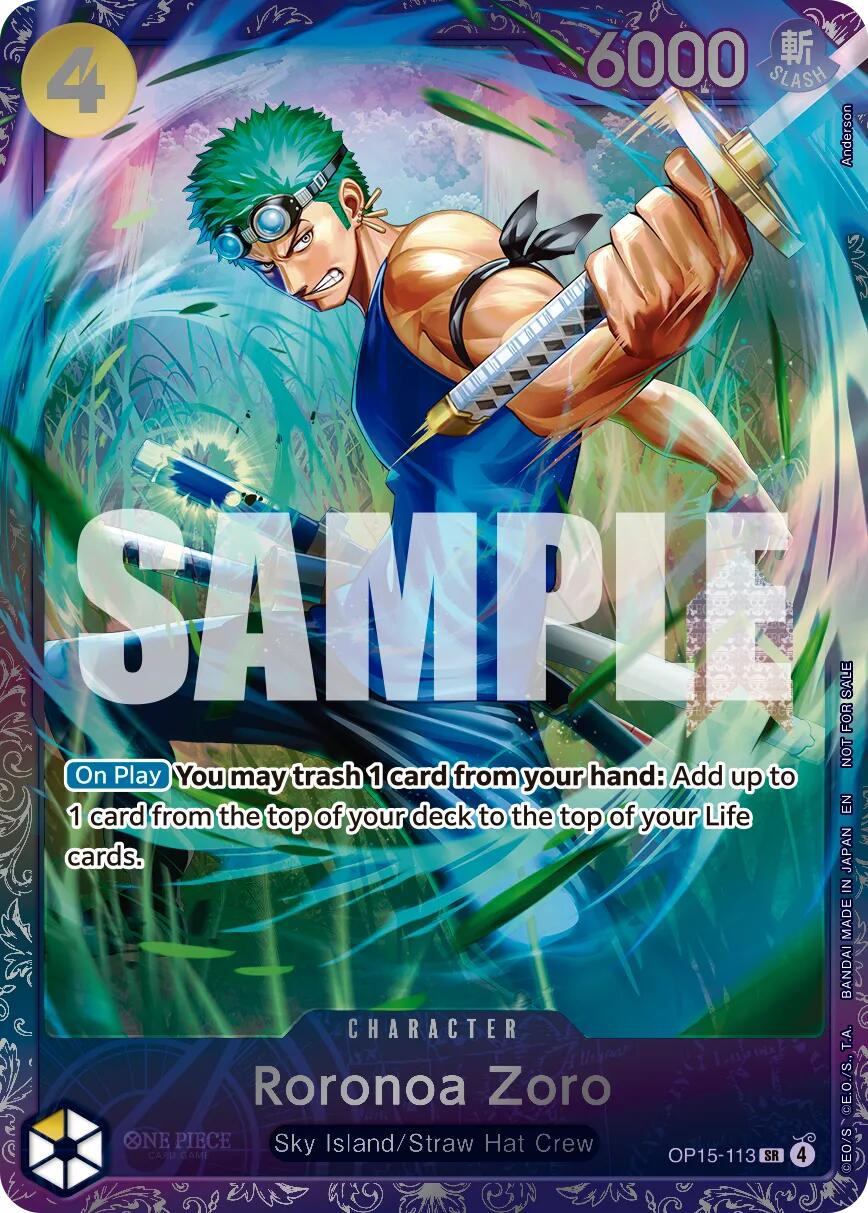 Roronoa Zoro (Treasure Cup August 2026) [One Piece Promotion Cards] | Deep Dive Games St. Marys