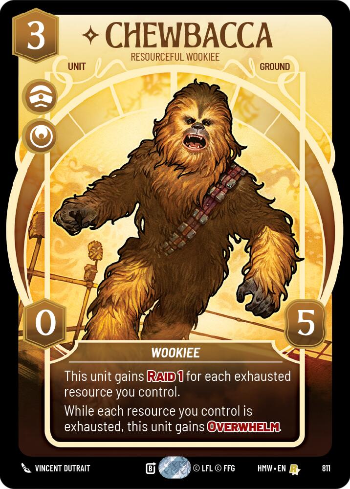 Chewbacca - Resourceful Wookiee (811) (Prestige) (811) [Homeworlds] | Deep Dive Games St. Marys