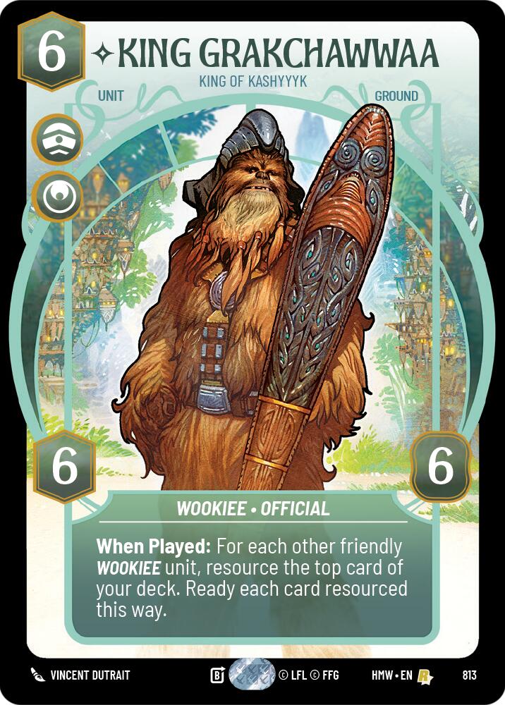 King Grakchawwaa - King of Kashyyyk (813) (Prestige) (813) [Homeworlds] | Deep Dive Games St. Marys