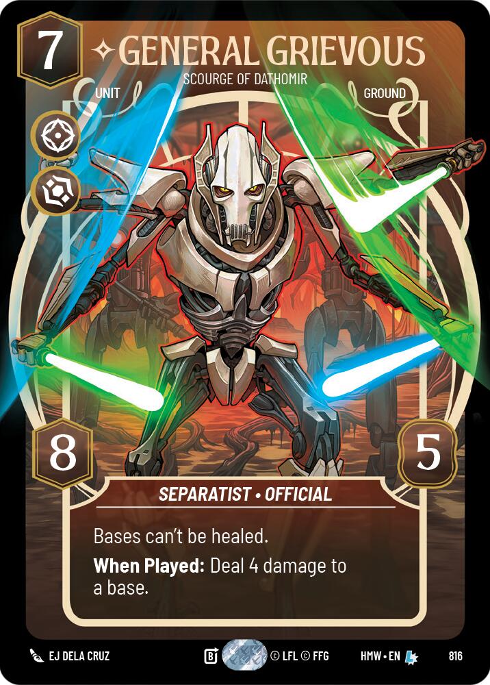 General Grievous - Scourge of Dathomir (816) (Prestige) (816) [Homeworlds] | Deep Dive Games St. Marys