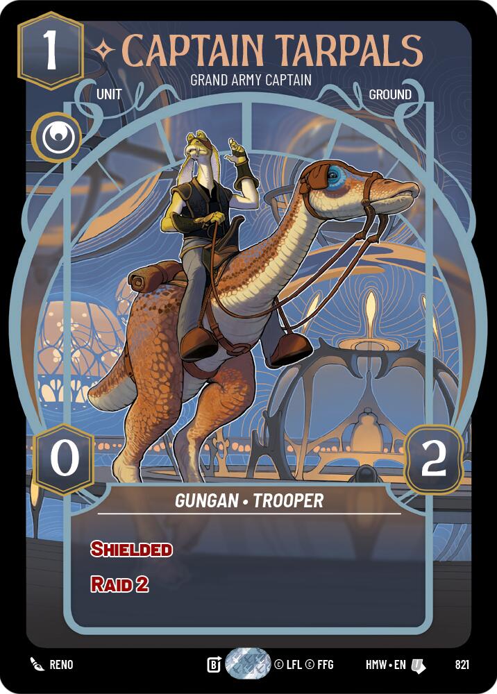 Captain Tarpals - Grand Army Captain (821) (Prestige) (821) [Homeworlds] | Deep Dive Games St. Marys