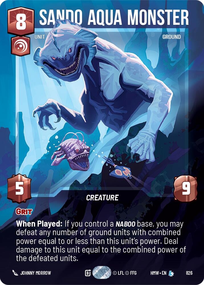 Sando Aqua Monster (826) (Prestige) (826) [Homeworlds] | Deep Dive Games St. Marys
