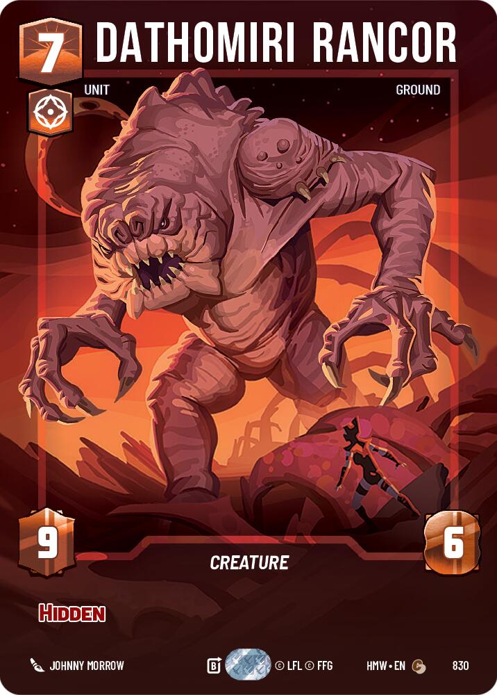 Dathomiri Rancor (830) (Prestige) (830) [Homeworlds] | Deep Dive Games St. Marys