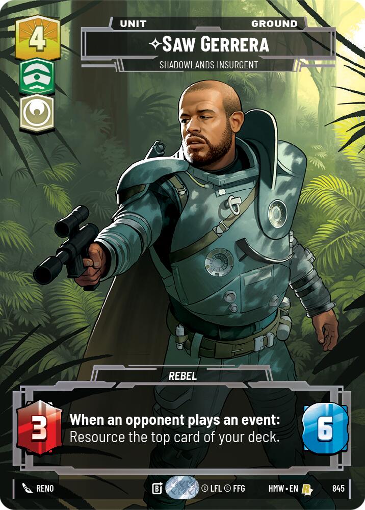 Saw Gerrera - Shadowlands Insurgent (845) (Prestige) (845) [Homeworlds] | Deep Dive Games St. Marys