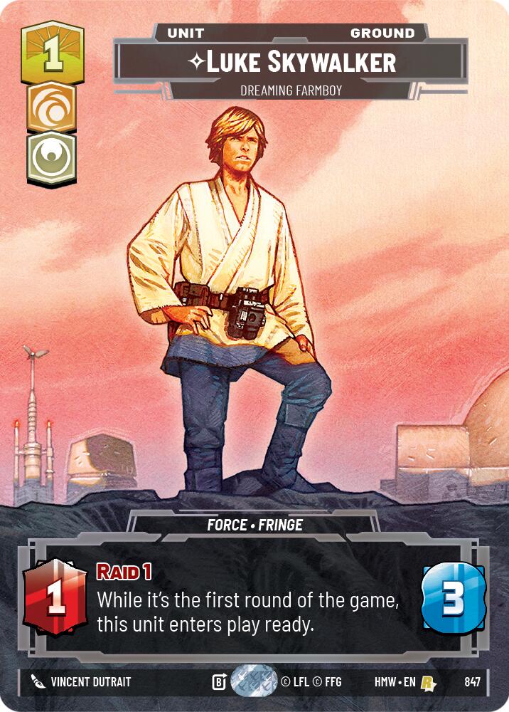 Luke Skywalker - Dreaming Farmboy (847) (Prestige) (847) [Homeworlds] | Deep Dive Games St. Marys