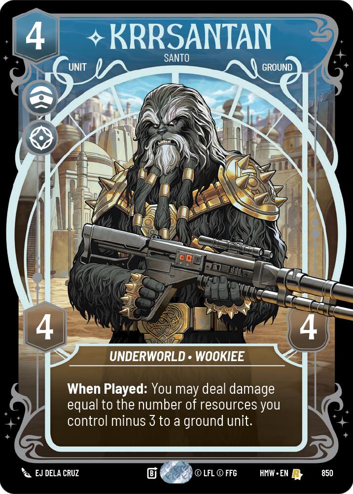 Krrsantan - Santo (850) (Prestige Foil) (850) [Homeworlds] | Deep Dive Games St. Marys