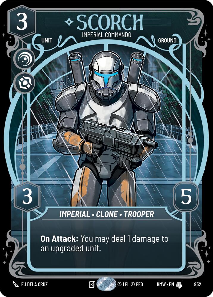 Scorch - Imperial Commando (852) (Prestige Foil) (852) [Homeworlds] | Deep Dive Games St. Marys