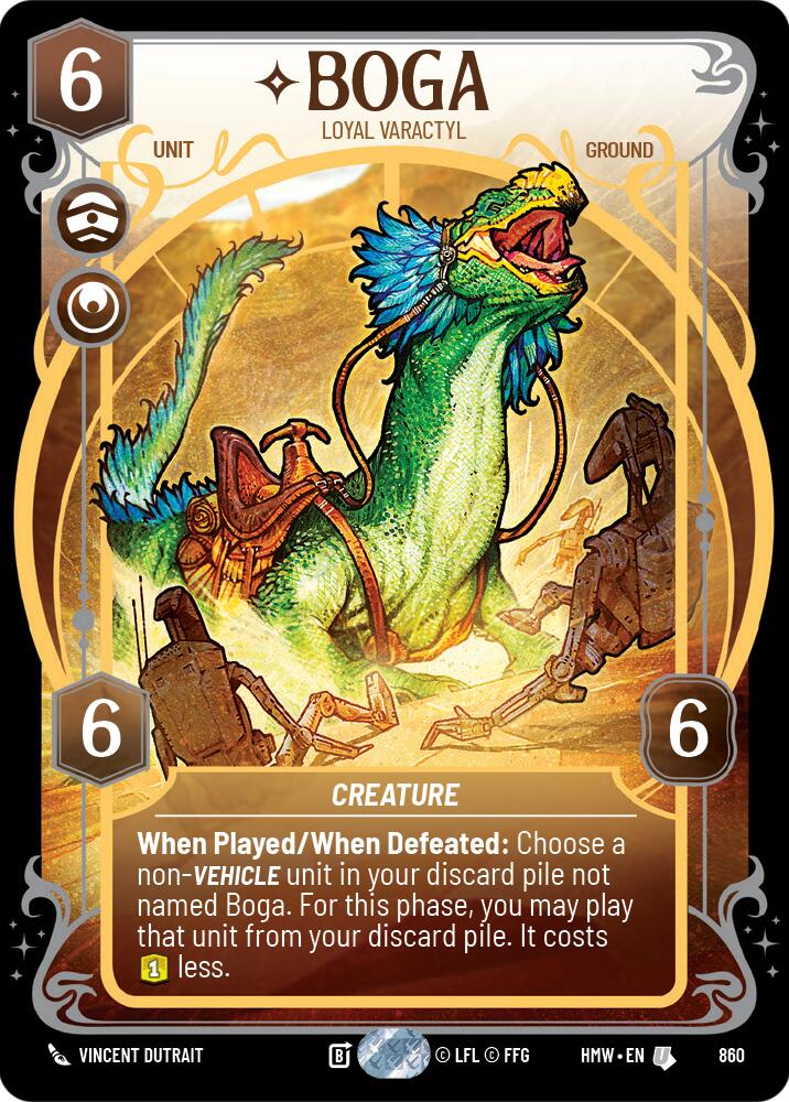 Boga - Loyal Varactyl (860) (Prestige Foil) (860) [Homeworlds] | Deep Dive Games St. Marys