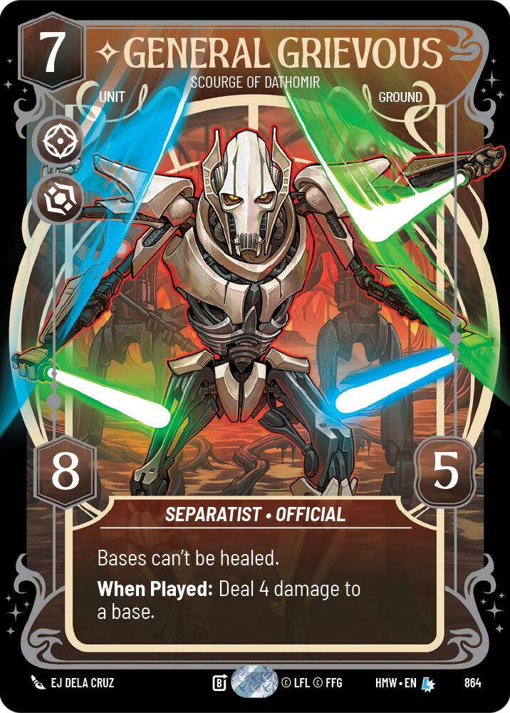General Grievous - Scourge of Dathomir (864) (Prestige Foil) (864) [Homeworlds] | Deep Dive Games St. Marys