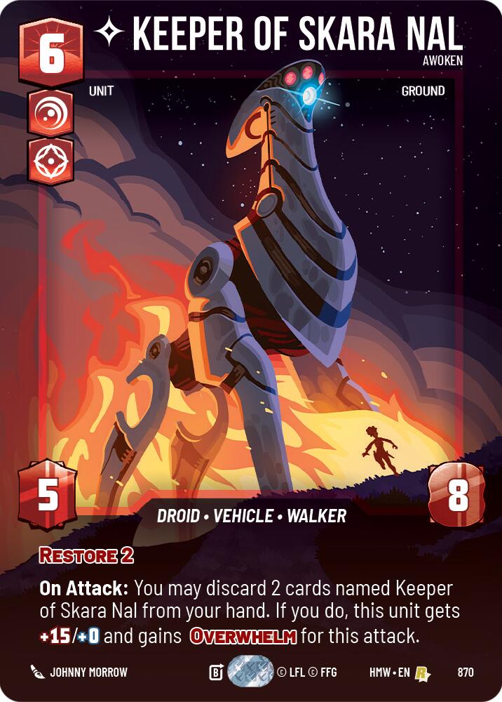Keeper of Skara Nal - Awoken (870) (Prestige Foil) (870) [Homeworlds] | Deep Dive Games St. Marys