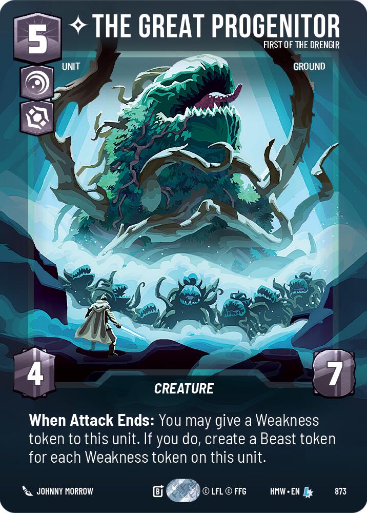 The Great Progenitor - First of the Drengir (873) (Prestige Foil) (873) [Homeworlds] | Deep Dive Games St. Marys