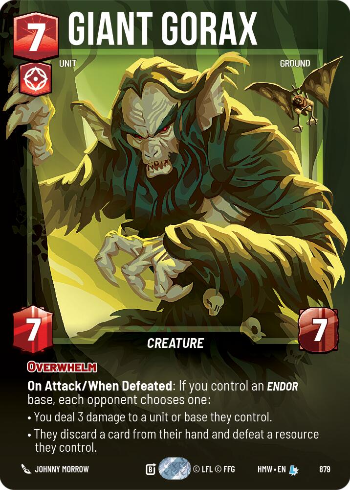 Giant Gorax (879) (Prestige Foil) (879) [Homeworlds] | Deep Dive Games St. Marys
