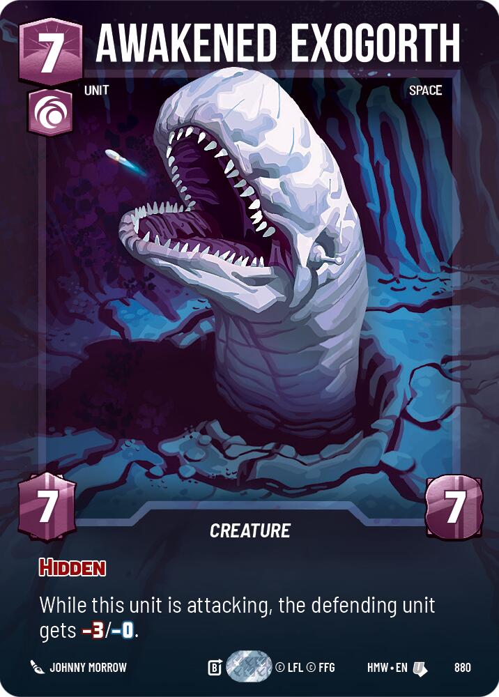 Awakened Exogorth (880) (Prestige Foil) (880) [Homeworlds] | Deep Dive Games St. Marys