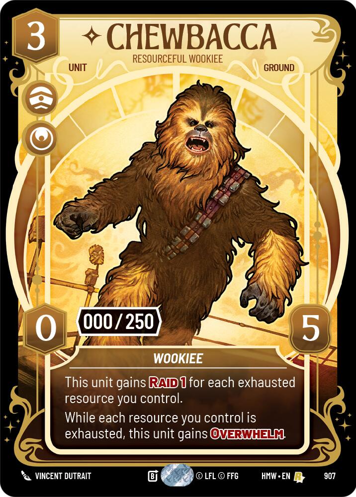 Chewbacca - Resourceful Wookiee (907) (Serialized) (907) [Homeworlds] | Deep Dive Games St. Marys