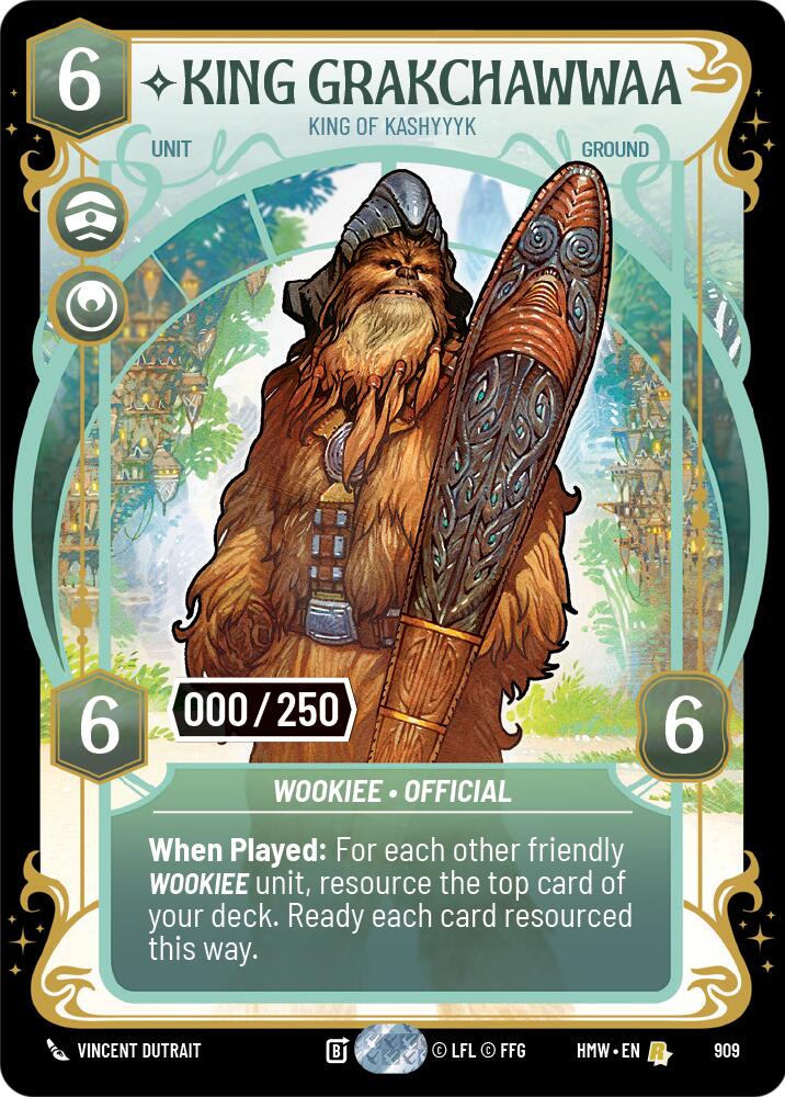 King Grakchawwaa - King of Kashyyyk (909) (Serialized) (909) [Homeworlds] | Deep Dive Games St. Marys