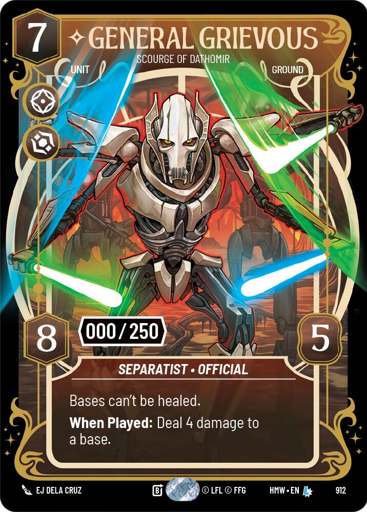 General Grievous - Scourge of Dathomir (912) (Serialized) (912) [Homeworlds] | Deep Dive Games St. Marys