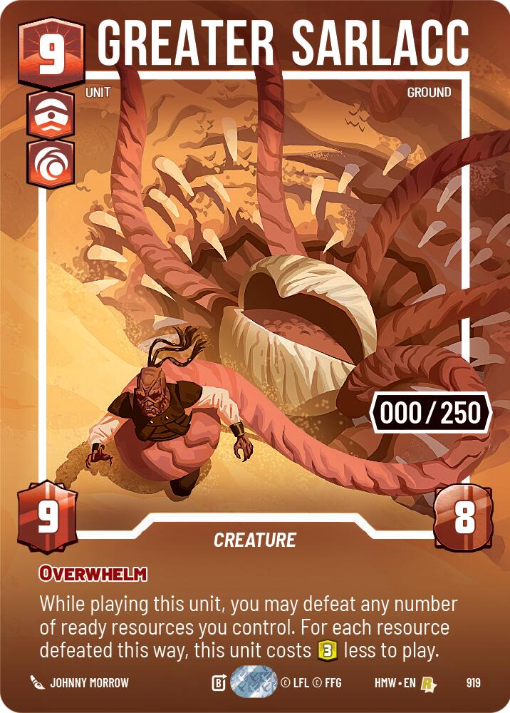 Greater Sarlacc (919) (Serialized) (919) [Homeworlds] | Deep Dive Games St. Marys