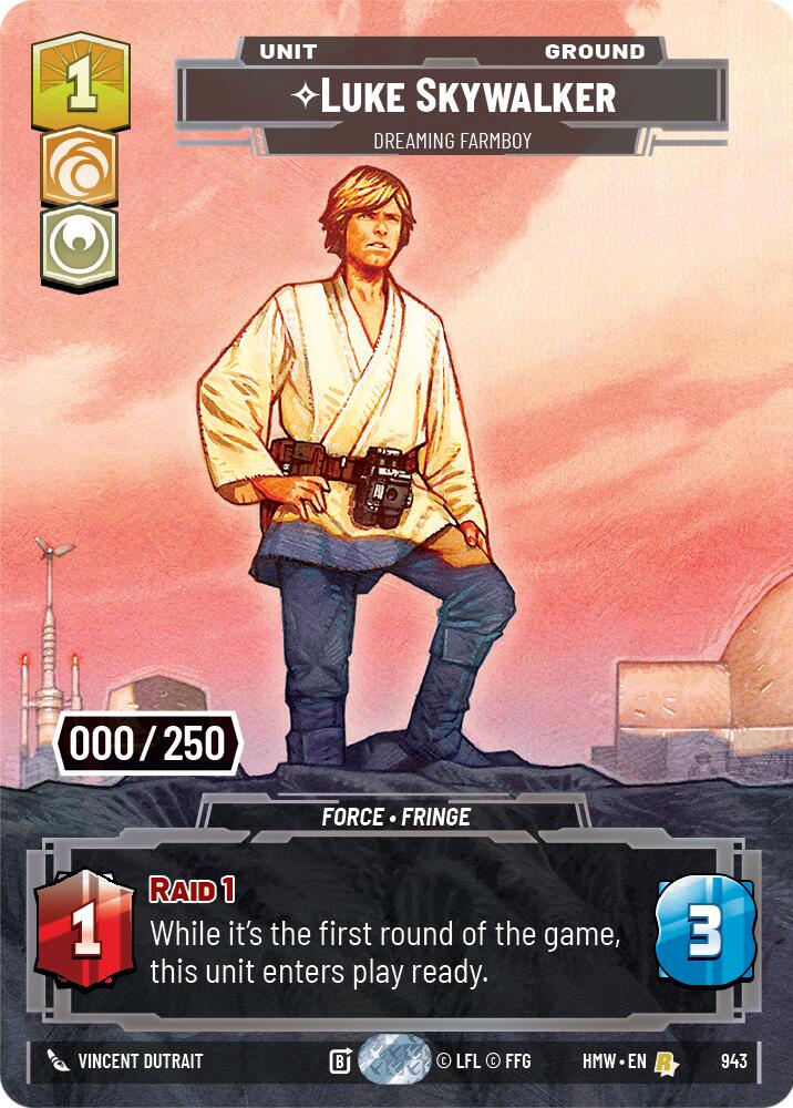 Luke Skywalker - Dreaming Farmboy (943) (Serialized) (943) [Homeworlds] | Deep Dive Games St. Marys