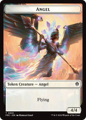 Angel // Myr Double-Sided Token [Reality Fracture Commander Tokens] | Deep Dive Games St. Marys