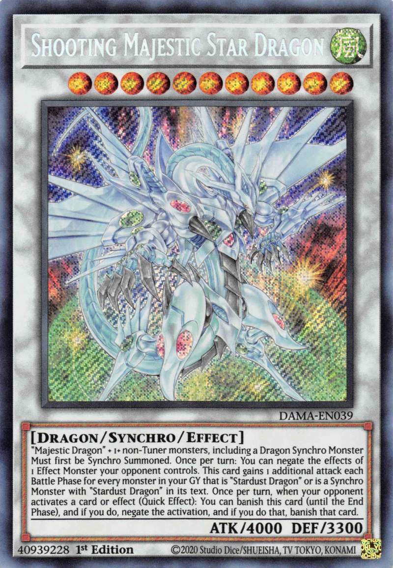 Shooting Majestic Star Dragon [DAMA-EN039] Starlight Rare | Deep Dive Games St. Marys