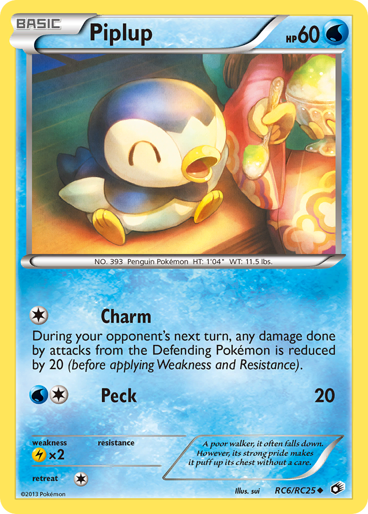Piplup (RC6/RC25) [Black & White: Legendary Treasures] | Deep Dive Games St. Marys