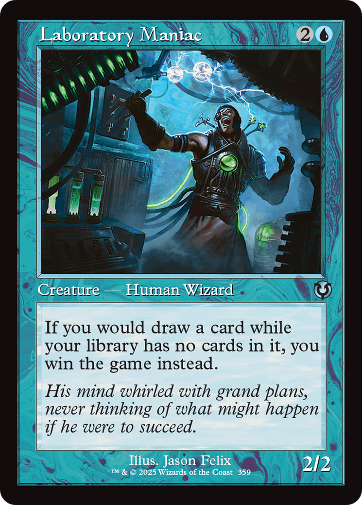 Laboratory Maniac (Retro Frame) [Innistrad Remastered] | Deep Dive Games St. Marys
