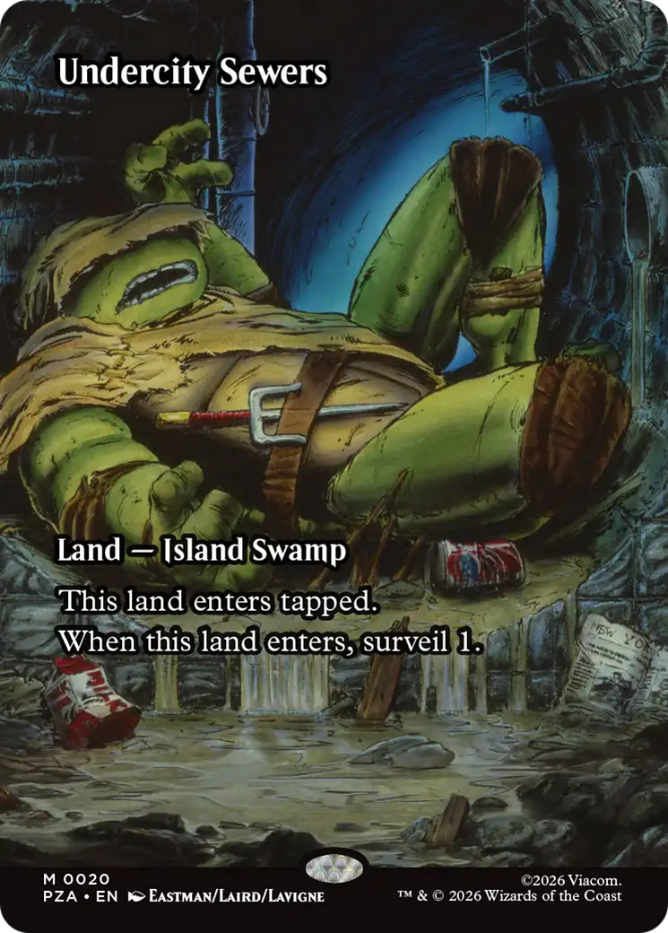 Undercity Sewers (Borderless) [Teenage Mutant Ninja Turtles Eternal-Legal] | Deep Dive Games St. Marys