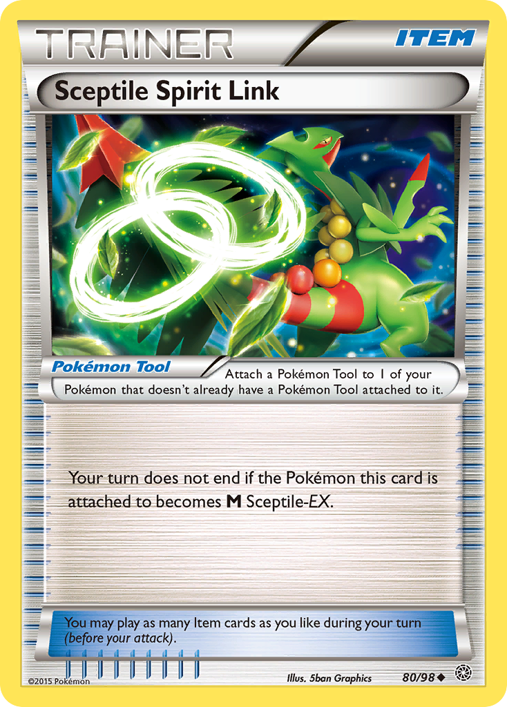 Sceptile Spirit Link (80/98) [XY: Ancient Origins] | Deep Dive Games St. Marys
