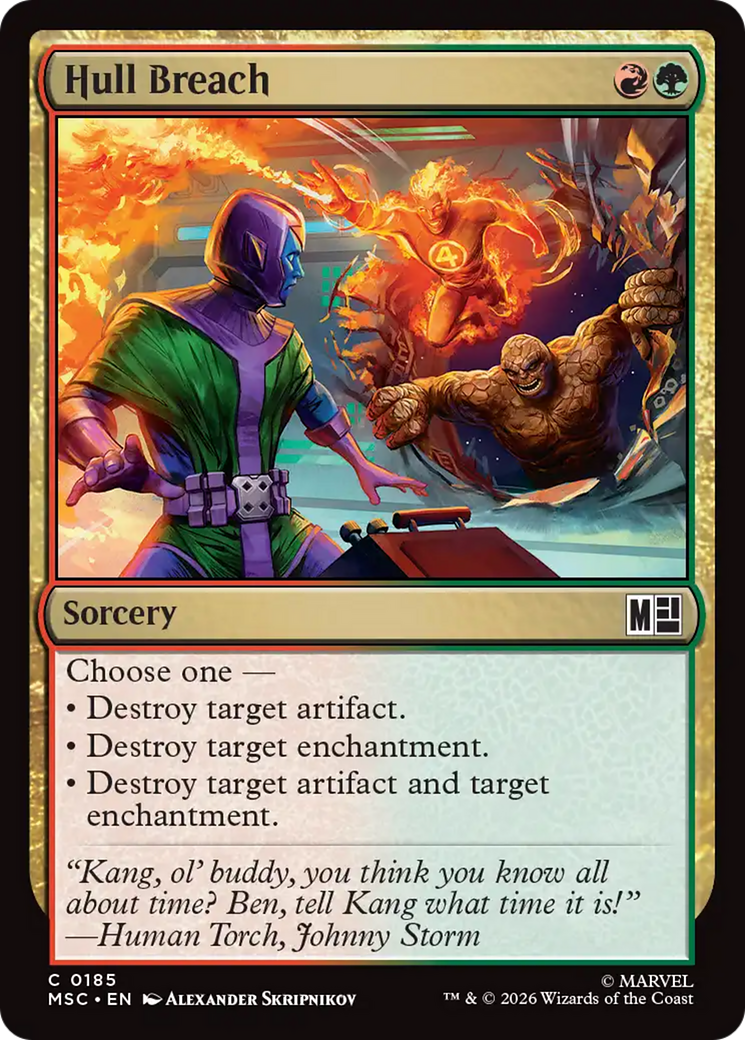 Hull Breach (Surge Foil) [Marvel Super Heroes Commander] | Deep Dive Games St. Marys