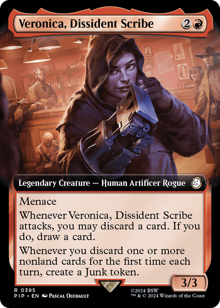 Veronica, Dissident Scribe (Extended Art) [Fallout] | Deep Dive Games St. Marys