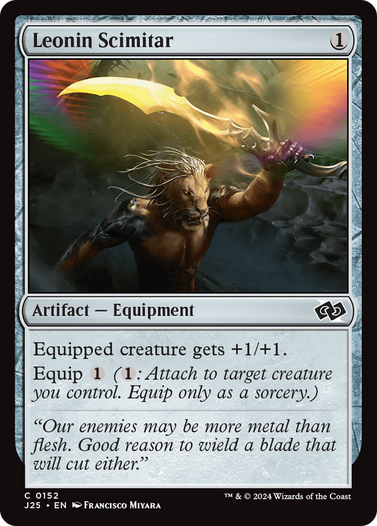 Leonin Scimitar [Foundations Jumpstart] | Deep Dive Games St. Marys