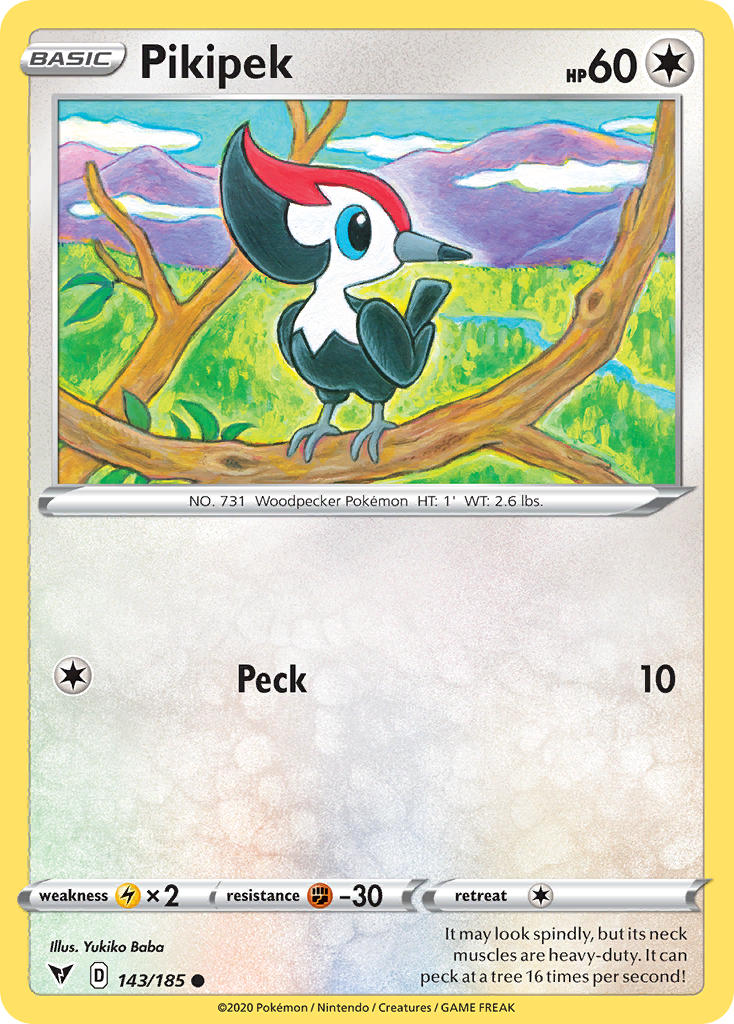 Pikipek (143/185) [Sword & Shield: Vivid Voltage] | Deep Dive Games St. Marys