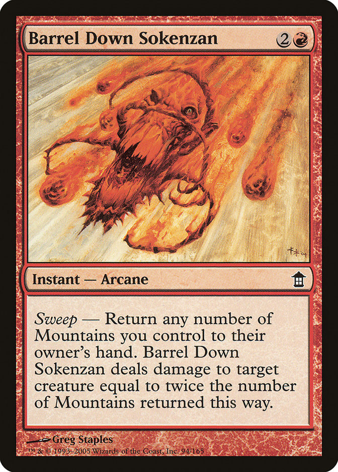 Barrel Down Sokenzan [Saviors of Kamigawa] | Deep Dive Games St. Marys