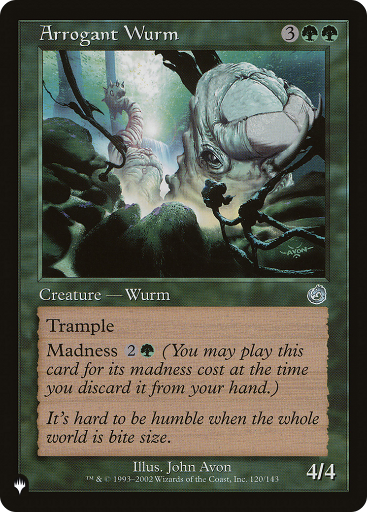 Arrogant Wurm [The List] | Deep Dive Games St. Marys