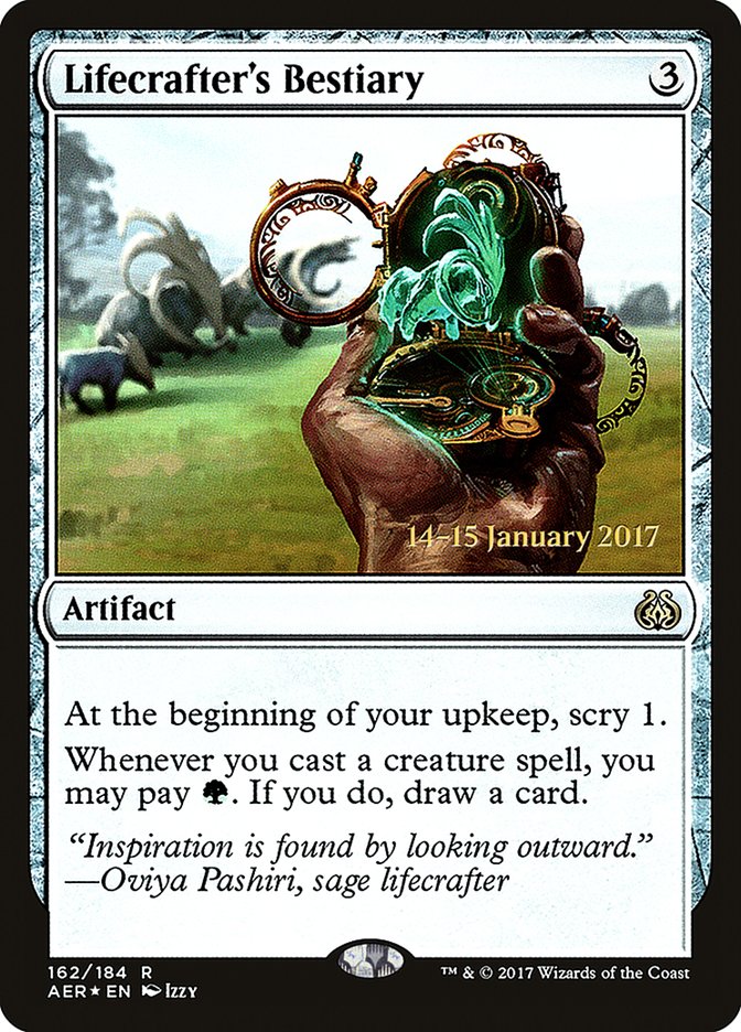 Lifecrafter's Bestiary [Aether Revolt Prerelease Promos] | Deep Dive Games St. Marys
