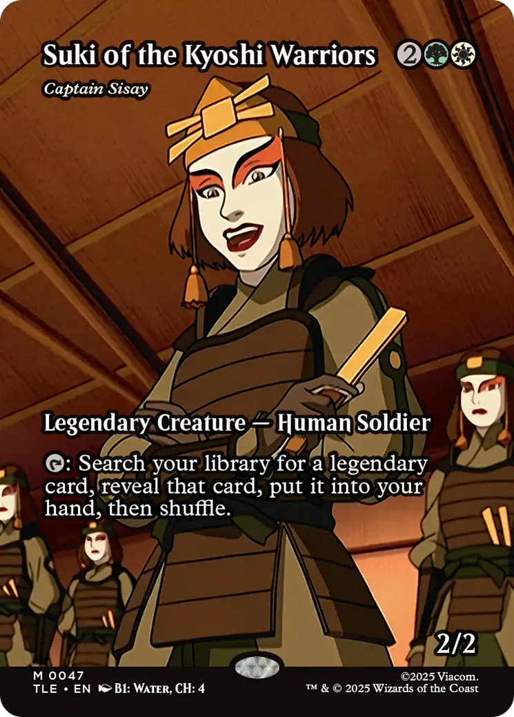 Suki of the Kyoshi Warriors - Captain Sisay (Borderless) [Avatar: The Last Airbender: Eternal-Legal] | Deep Dive Games St. Marys