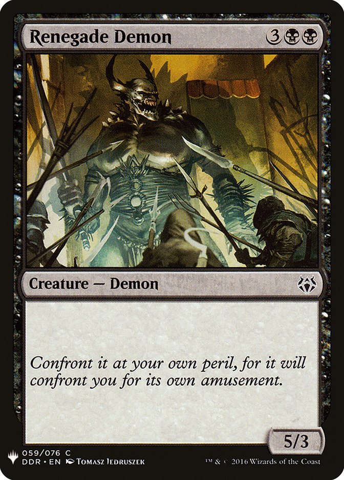 Renegade Demon [Mystery Booster] | Deep Dive Games St. Marys