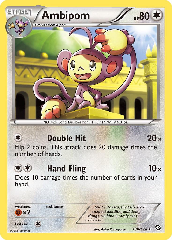 Ambipom (100/124) [Black & White: Dragons Exalted] | Deep Dive Games St. Marys