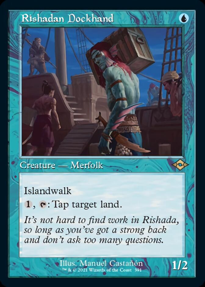 Rishadan Dockhand (Retro Foil Etched) [Modern Horizons 2] | Deep Dive Games St. Marys