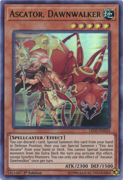 Ascator, Dawnwalker [LED5-EN024] Ultra Rare | Deep Dive Games St. Marys