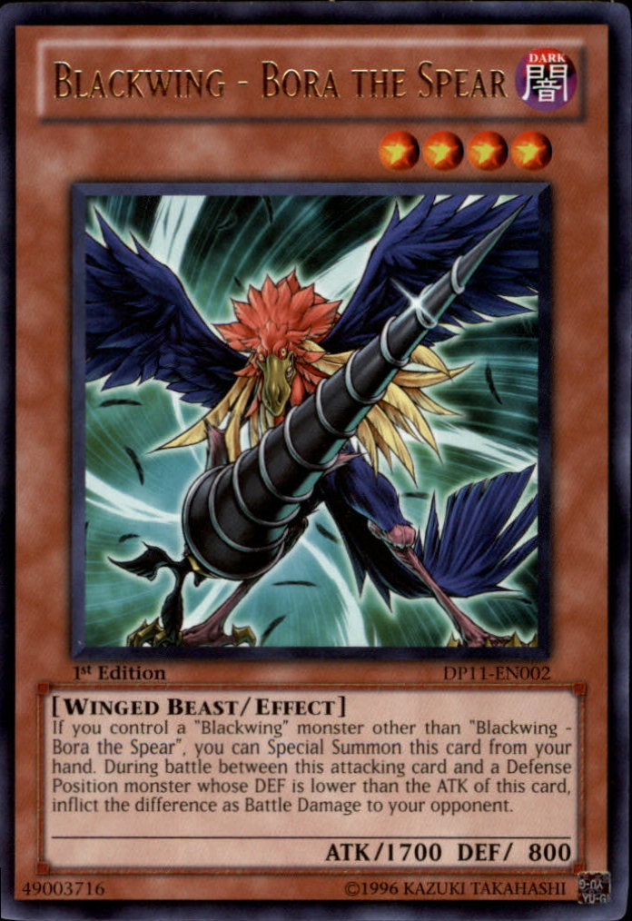Blackwing - Bora the Spear [DP11-EN002] Rare | Deep Dive Games St. Marys