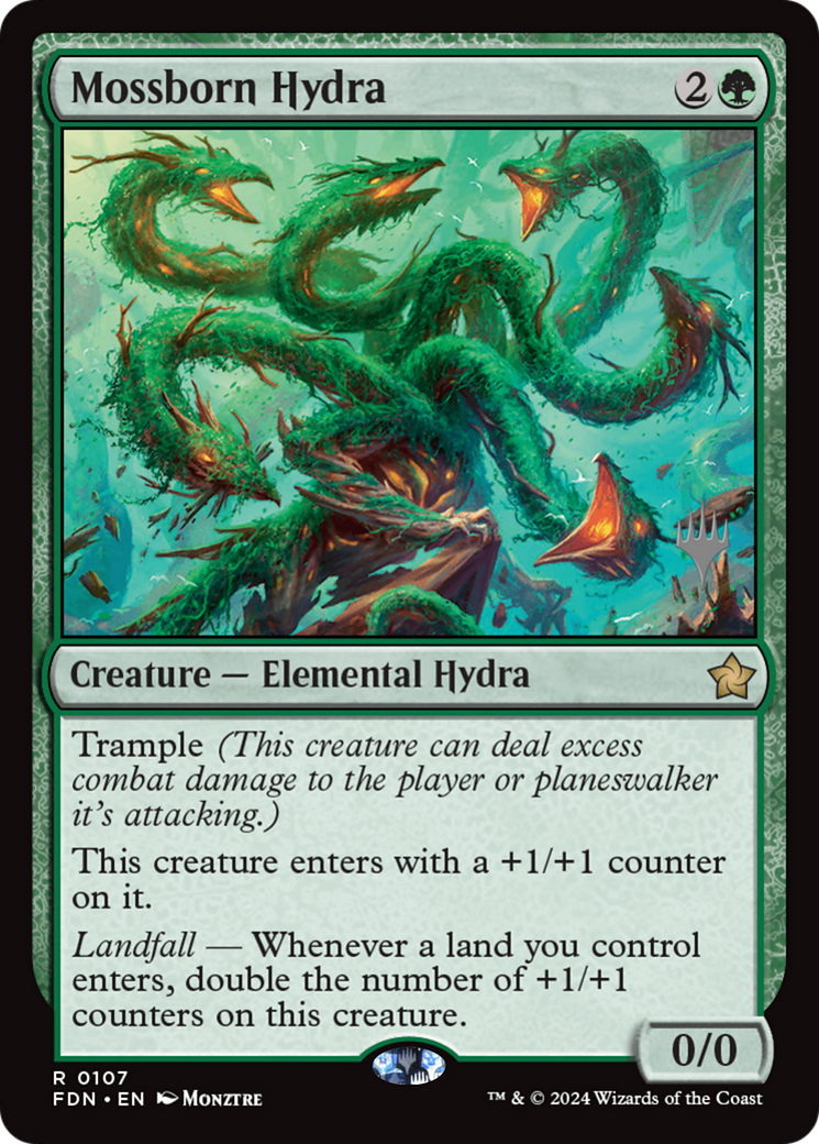 Mossborn Hydra [Lorwyn Eclipsed Promos] | Deep Dive Games St. Marys