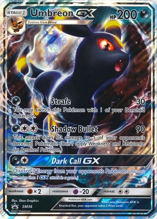Umbreon GX (SM36) (Jumbo Card) [Sun & Moon: Black Star Promos] | Deep Dive Games St. Marys