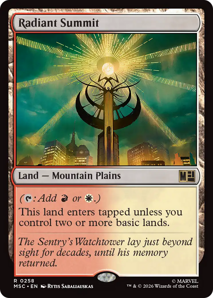 Radiant Summit [Marvel Super Heroes Commander] | Deep Dive Games St. Marys