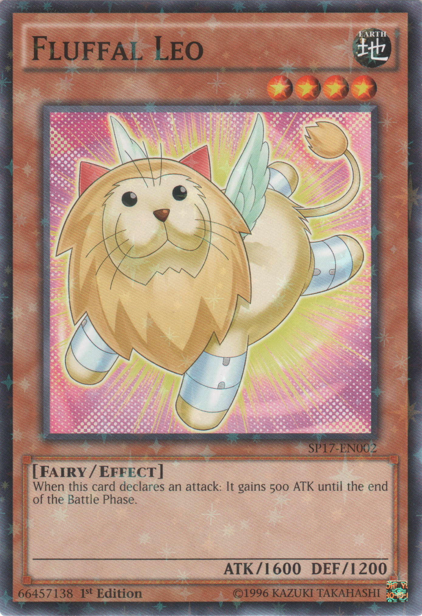 Fluffal Leo [SP17-EN002] Starfoil Rare | Deep Dive Games St. Marys