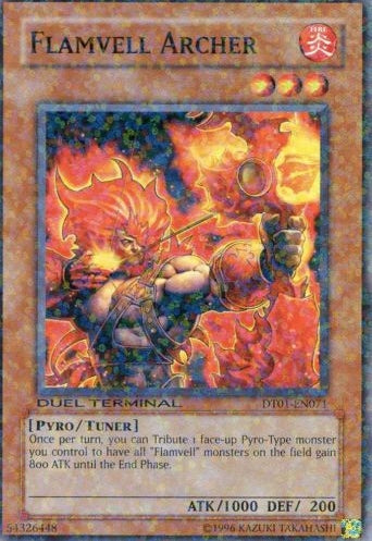Flamvell Archer [DT01-EN071] Common | Deep Dive Games St. Marys