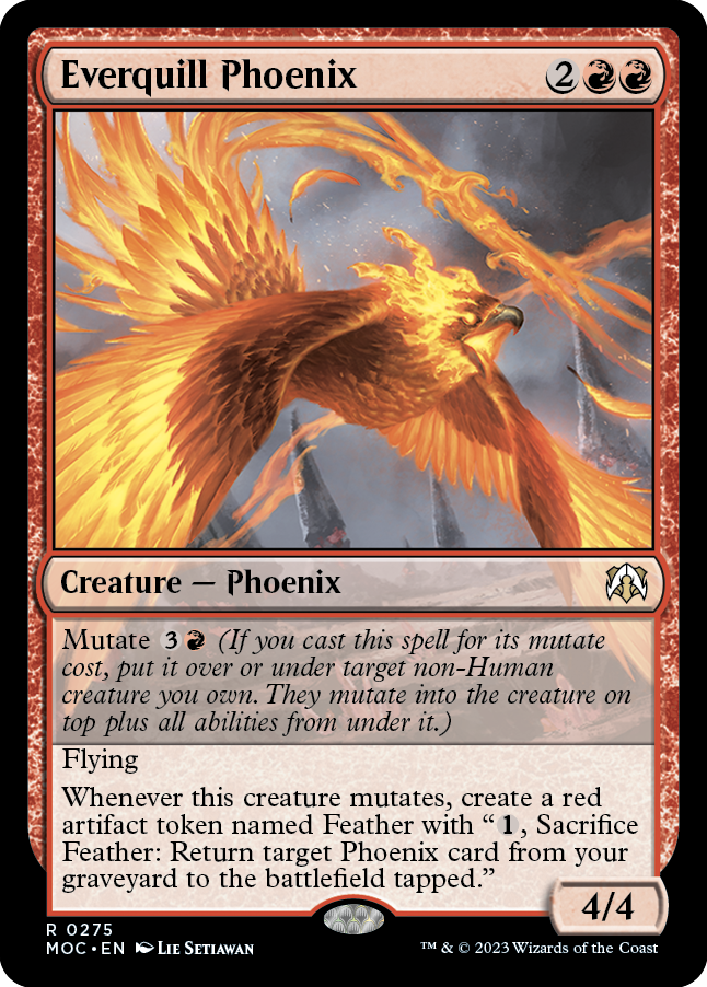 Everquill Phoenix [March of the Machine Commander] | Deep Dive Games St. Marys