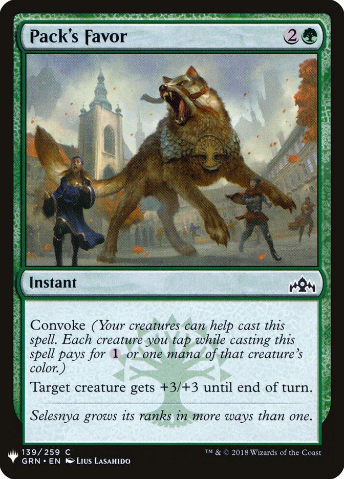 Pack's Favor [Mystery Booster] | Deep Dive Games St. Marys