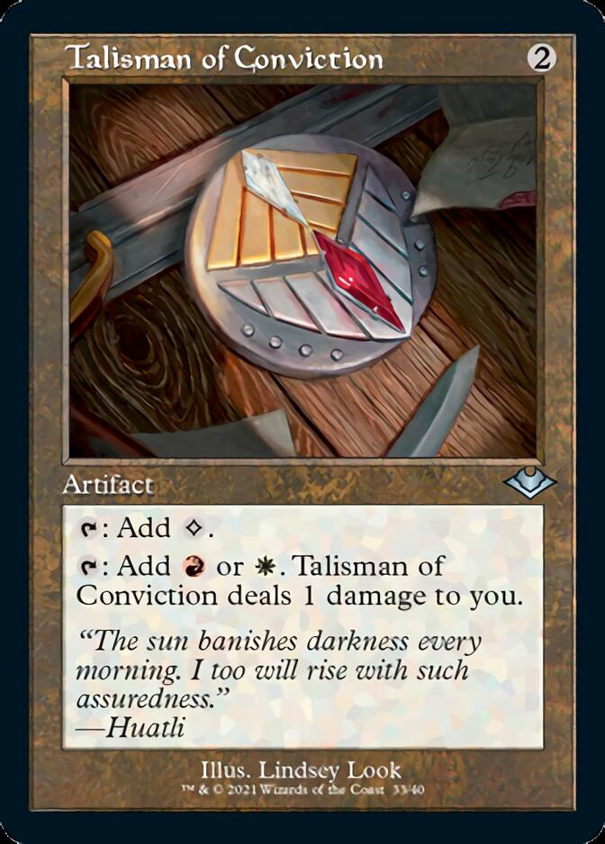 Talisman of Conviction (Retro) [Modern Horizons] | Deep Dive Games St. Marys
