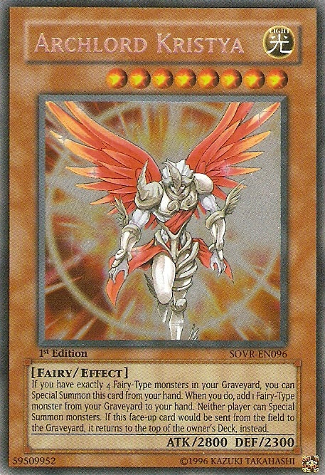 Archlord Kristya [SOVR-EN096] Secret Rare | Deep Dive Games St. Marys